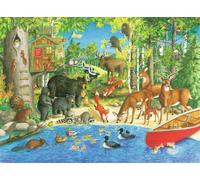 Puzzle Ravensburger Amici del bosco XXL 200 pezzi