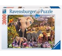 Puzzle Ravensburger - Animaux du Continent Africain (3000 pièces)