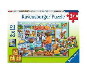 Puzzle ravensburger bären durante lo shopping 2x12 pezzi 1 St