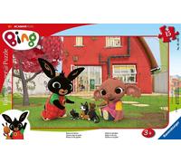 Puzzle Ravensburger Bing - gattini in giardino, 15 pezzi