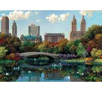 Ravensburger NY Central Park, Bow Bridge Puzzle da 1000 pezzi, attività rilassante, pezzi unici e perfettamente adattabili, puzzle durevole per adulti