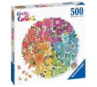 puzzle ravensburger cerchio dei colori - fiori 500 pezzi