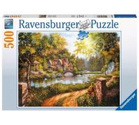 Puzzle Ravensburger Cottage sul fiume 500 pezzi