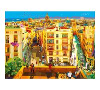 Puzzle Ravensburger Dining in Valencia da 1500 pezzi per adulti - 17192 - Ogni pezzo unico. La tecnologia Softclick fa s che i pezzi si incast