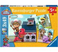 Puzzle Ravensburger Dino Ranch 3×49 pezzi
