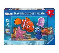 Puzzle Ravensburger Disney·Pixar Nemo Pack 2 Puzzle 12 Pezzi + 2 Poster
