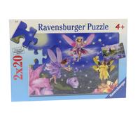 Puzzle Ravensburger Fate E Unicorni 089772 2 X 20 Pezzi 26,4 X 18,1 Cm NUOVO