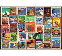 Puzzle Ravensburger Francobolli da diversi angoli del mondo 200 pezzi