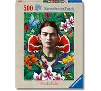 Ravensburger - Frida Kahlo: Blooming Fantasy 500 Pezzi | Puzzle Per Adulti 500 Pezzi | Puzzle Adulti | Misure 49x36 | Idee Regalo | Regalo Originale