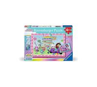 Ravensburger - Gabby's Dollhouse, Puzzle 4+ Anni, 2 Puzzle Da 24 Pezzi | Include 2 puzzle da 24 pezzi di Gabby's Dollhouse, giochi educativi e divertenti, ideali come regalo originale dai 4 anni.