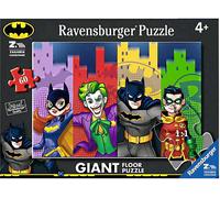 PUZZLE RAVENSBURGER Giant Floor - 60 pezzi - Batman - Difficoltà Facile - Cartone