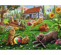 Puzzle Ravensburger Gioco nel cortile - 200 pezzi