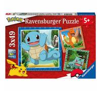 Puzzle Ravensburger Glumanda, Bisasam e Schiggy 1 St