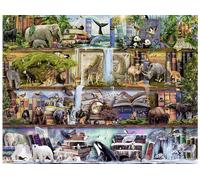 PUZZLE RAVENSBURGER Großartige Tierwelt 16652 - 2000 pezzi - Animali e Libri