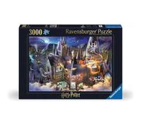 Puzzle Ravensburger Hogwarts Interior 3000 pezzi Fantasia 14 anni