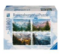 Puzzle Ravensburger Il Castello delle Fiabe in 4 Stagioni 18000 Pezzi