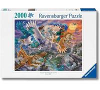 Ravensburger Puzzle Pegaso Volante – 2000 Pezzi, 98x75 cm, Tecnologia Soft-click