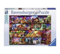 PUZZLE ravensburger IL MIRACOLOSO MONDO DEI LIBRI softclick 2000 PEZZI 98 x 75 c