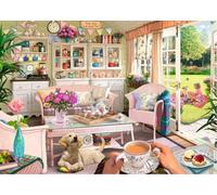 Ravensburger My Haven No.9 The Tea House 1000 Piece Jigsaw Puzzle for Adults & K