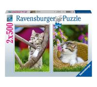 Puzzle ravensburger kätzchen auf dem Lande 2x500 pezzi 1 St
