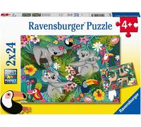 Puzzle RAVENSBURGER Koala e bradipi 2×24 pezzi