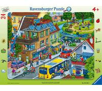 Ravensburger Puzzle con Cornice - La Nostra Città Verde, 24 Pezzi - 1 pz.