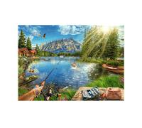 Ravensburger Puzzle Life at The Lake - 1000 pezzi per adulti - 12000877 H