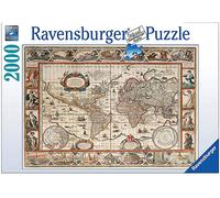 PUZZLE ravensburger MAPPAMONDO DEL 1650 - 2000 pezzi MAP OF THE WORLD FROM 1650