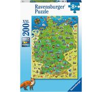 Puzzle ravensburger Mappa a colori della Germania xxl 200 pezzi 1 St