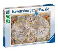 PUZZLE ravensburger MAPPA DEL MONDO 1594 original quality 1500 PEZZI 80 x 60 cm