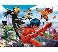 Puzzle Ravensburger Miraculum Ladybug e Chat Noir 200 pezzi