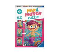 PUZZLE RAVENSBURGER Mix&Match: Sirene e Mostri Marini - 72 Pezzi in Cartone per Bambini 4+