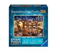 Ravensburger RVB12935 Puzzle da 368 Pezzi - Escape Kids: Il Museo di Storia Natu