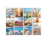 PUZZLE RAVENSBURGER Nathan-01613 - 2000 Pezzi in Cartone per 14+ - Tema: Nizza, Costa Azzurra