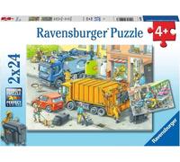 Puzzle Ravensburger Netturbini e Camion Rimorchio 2x24 pezzi