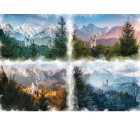 Puzzle Ravensburger Neuschwanstein nelle Quattro Stagioni 18000 Pezzi