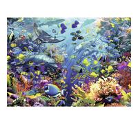 Puzzle Ravensburger Paradiso Sottomarino - 9000 pezzi, lavagna blu | Taglio di precisione | Design unico | Regalo ideale per gli appassionati di