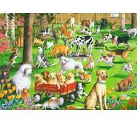 Puzzle Ravensburger Parco per cani XXL 500 pezzi