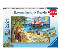 Puzzle ravensburger Pirati e Sirene 2x24 pezzi 1 St