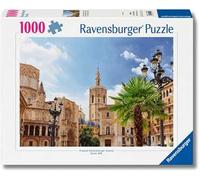 Ravensburger Puzzle 1000 pezzi, Plaza de la Virgen Valencia - Puzzle Adulti +14 anni, 70 x 50 cm, Puzzle per Adulti, Foto Valencia Spagna, Idee Regalo