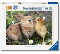 Ravensburger - Puppies Collection: coniglietto e pulcino 500 Pezzi | Puzzle Per Adulti 500 Pezzi | Puzzle Adulti | Misure 49x36 | Idee Regalo | Regalo Originale