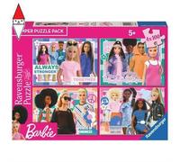 PUZZLE RAVENSBURGER PUZZLE 4X100 BUMPER BARBIE 12001077