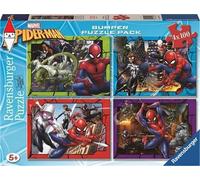 Puzzle 4x100 Bumper Pack - Spider-Man 1 St