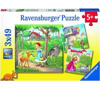 PUZZLE RAVENSBURGER Rapunzel, Little Red Riding Hood, and The Frog Prince