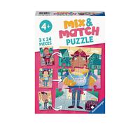 PUZZLE RAVENSBURGER Ravensburger 3 Puzzle da 24 Pezzi in Cartone per Bambini 4+ - Tema: Professioni