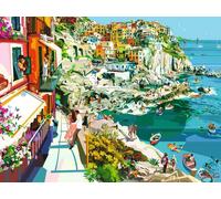 Puzzle RAVENSBURGER Romanticismo nelle Cinque Terre - 1500 pezzi