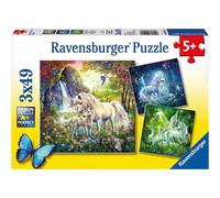 Ravensburger Unicorni - Puzzle 3x49 Pezzi