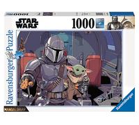 Ravensburger - Puzzle Star Wars: Mandalorian - 1000 Pezzi