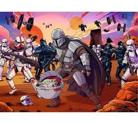 Puzzle Ravensburger Star Wars: The Mandalorian - duello, 300 pezzi
