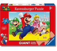 Ravensburger - Puzzle Super Mario | Puzzle Bambini 3 Anni | Puzzle 24 Pezzi Bambini Da Pavimento 70x50 Cm | Giochi Bambini 3 Anni | Regalo Bambina 3 Anni E Bambino | Super Mario Giocattoli